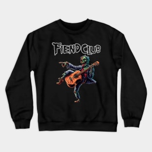 Fiend Club Zombie Playing a Guitar Crewneck Sweatshirt